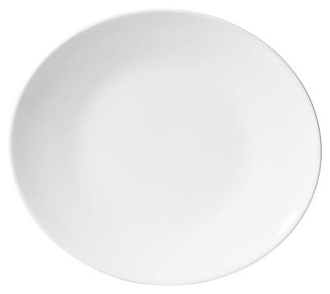 Тарелка для стейка d32 см, фарфор белая Oxford M02K-9001 - фото 1 - id-p185849229