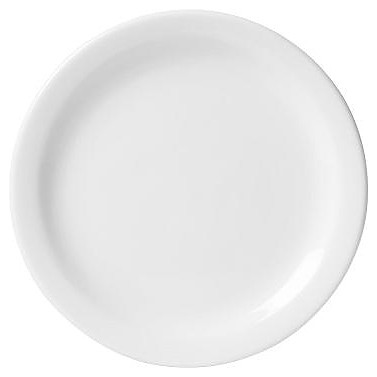 Тарелка мелкая с бортом d20 см, фарфор белая Oxford M03C-9001 - фото 1 - id-p185849234