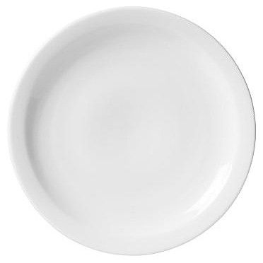 Тарелка мелкая с бортом d26 см, фарфор белая Oxford M02D-9001 - фото 1 - id-p185849237