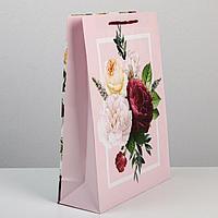 Подарочный пакет вертикальный «Для неё» 40 × 31 × 11 см