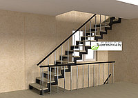 Изготовление каркасной металлической лестницы №23