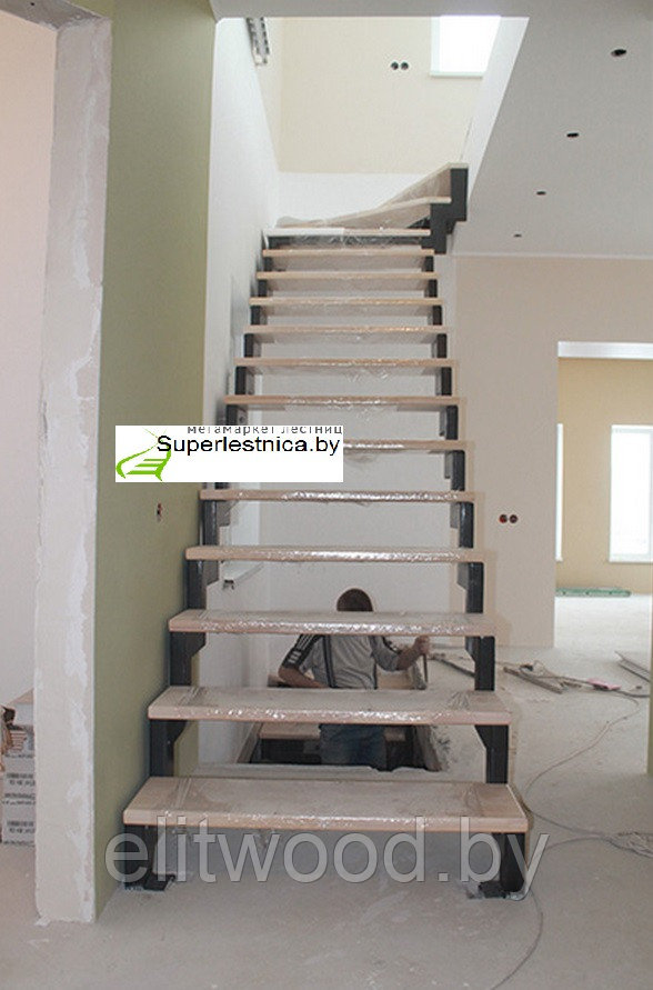 Изготовление каркасной металлической лестницы №23 - фото 3 - id-p23165889