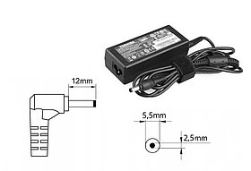 Зарядка (блок питания) для ноутбука Toshiba Portege M800, 19V 3.42A 65W, штекер 5.5x2.5 мм