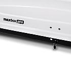 Автобокс MaxBox PRO 460 (средний) черный глянцевый металлик двустороннее открывание, фото 8