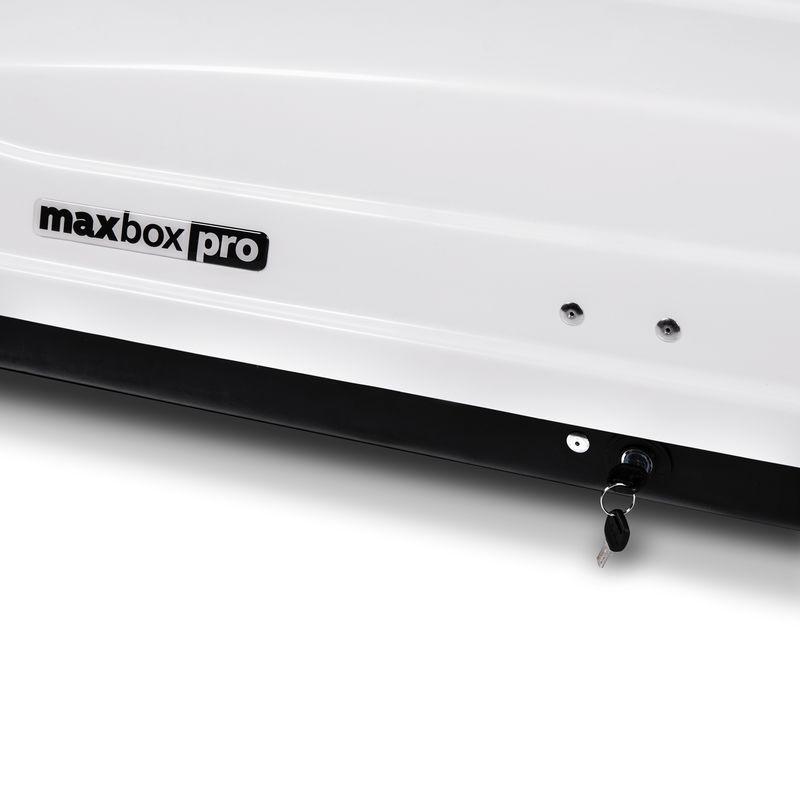 Автобокс MaxBox PRO 460 (средний) черный карбон двустороннее открывание - фото 8 - id-p185962945