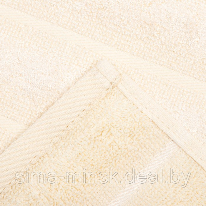 Полотенце махровое "Этель" Bamboo Milk 70х130 см, 70% хл, 30% бамбук, 450гр/м2 - фото 5 - id-p185966131