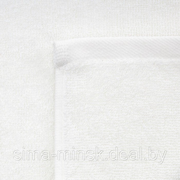 Комплект махровых полотенец «Альба», размер 50х100 см, отбеленный - фото 2 - id-p185966398