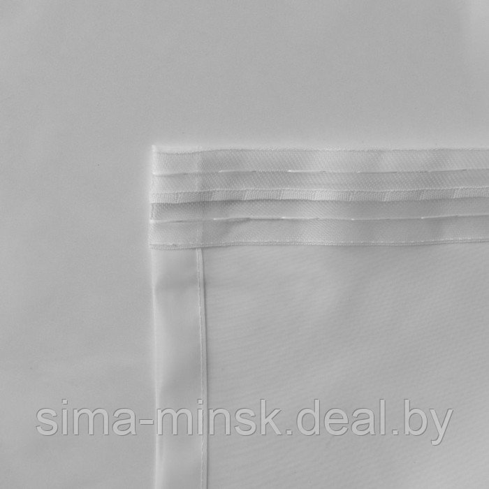 Портьера «Тая», размер 300х180 см, цвет белый - фото 3 - id-p185967078
