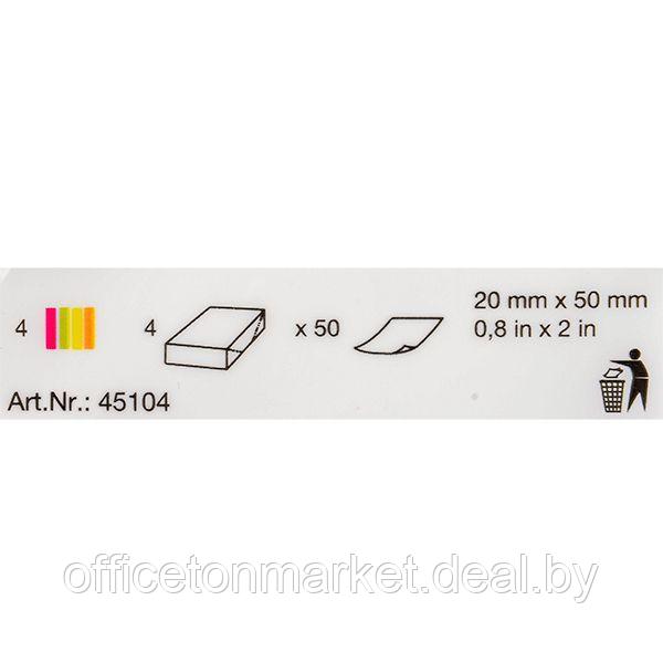 Закладки бумажные клейкие "Kores Notes", 20x50 мм, 200 шт, ассорти - фото 3 - id-p174028708