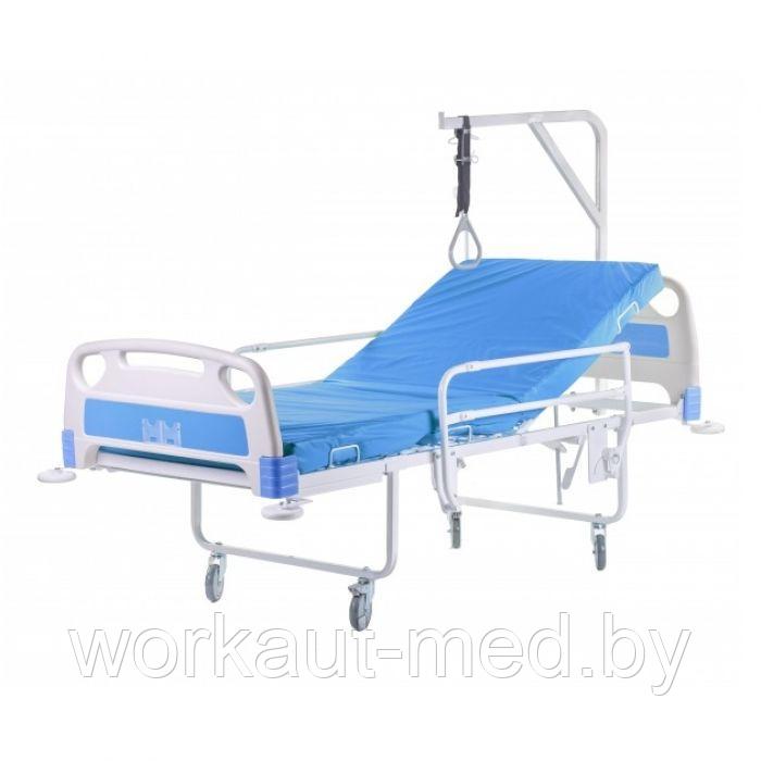 Кровать медицинская односекционная Здоровье-1 с1129м/1П (модернизированная)