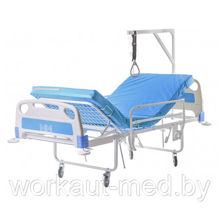Кровать медицинская двухсекционная Здоровье-2 с1130м/1П (модернизированная), фото 2