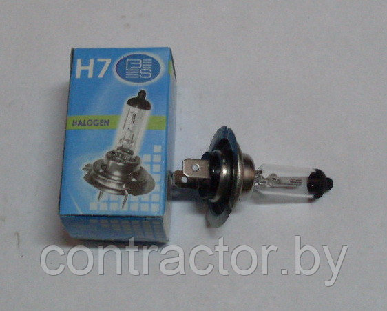 Автолампа АКГ H7 12-55-3 фарная (галогеновая)