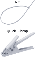 Монтажные хомуты NC и клещи Quick-Clamp (Polar Bear)