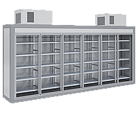 Холодильная камера POLAIR со стеклянным фронтом КХН - 5.72