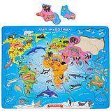 Деревянный пазл Мир животных", 41 элемент, фото 2