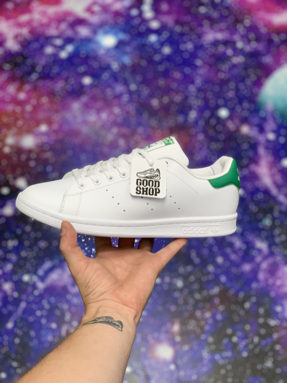 Кроссовки Adidas Stan Smith White Green