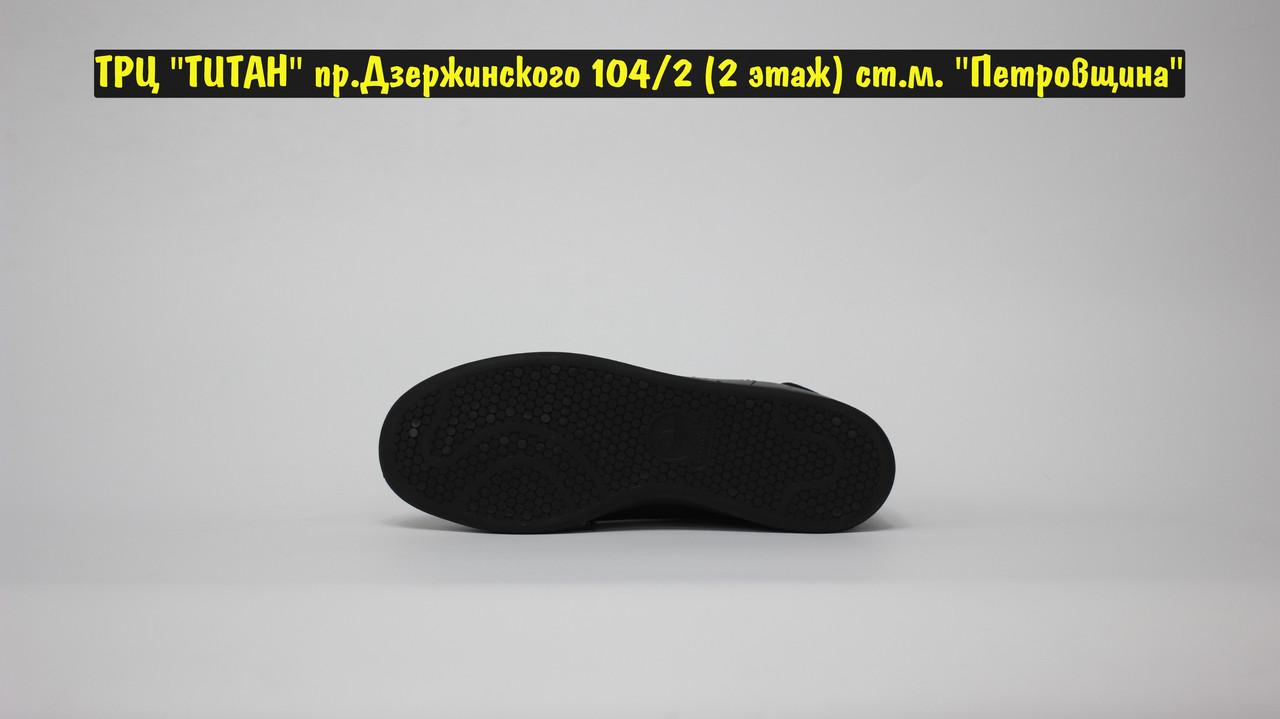 Кроссовки Adidas Stan Smith All Black - фото 4 - id-p98476146
