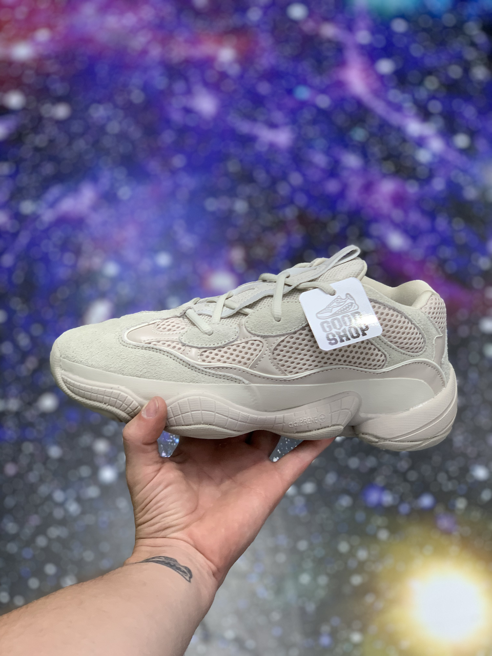 Кроссовки Adidas Yeezy Boost 500 Blush Beige - фото 1 - id-p129054857