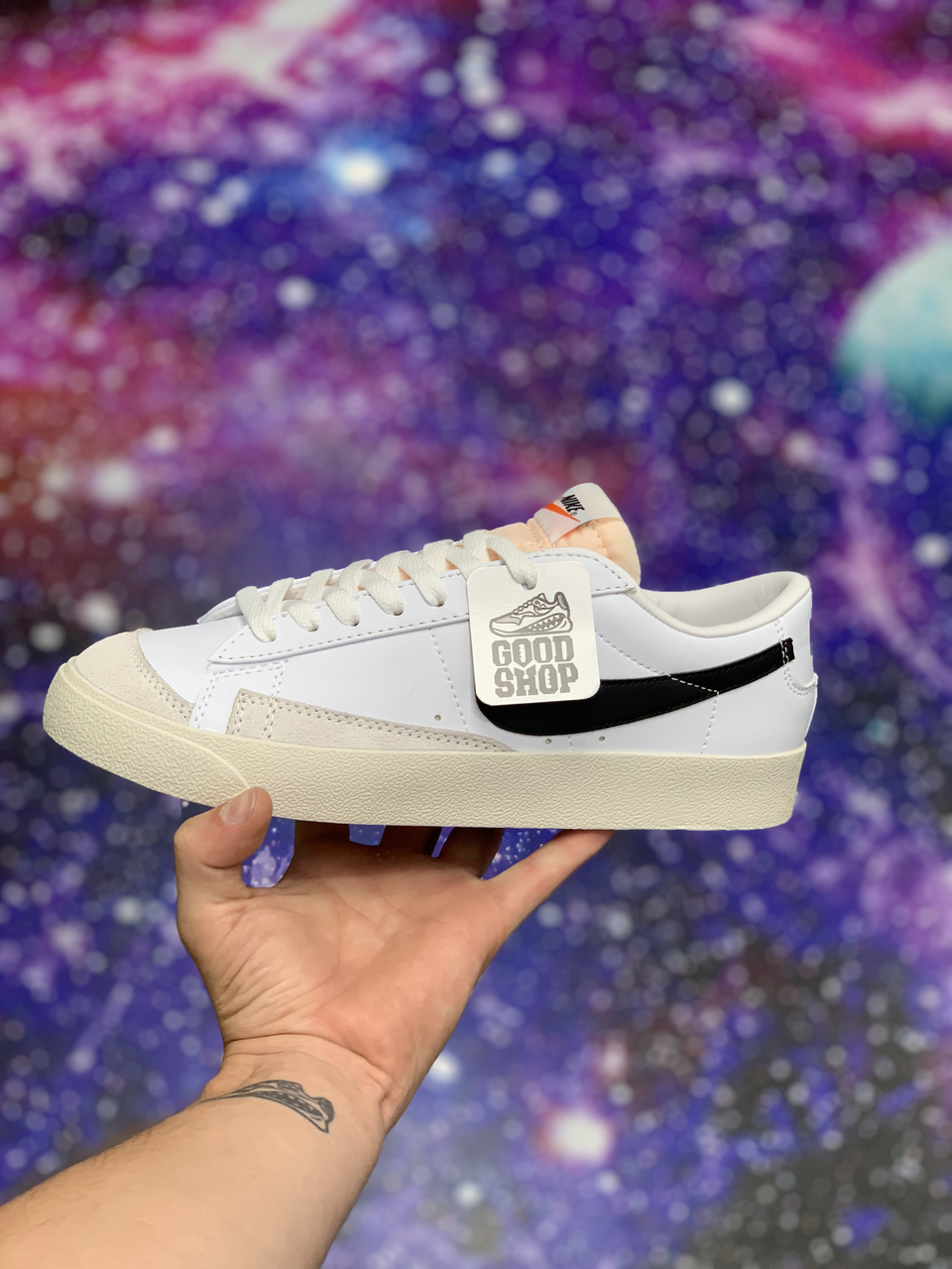 Кроссовки Nike Blazer Low '77 Vintage White Black