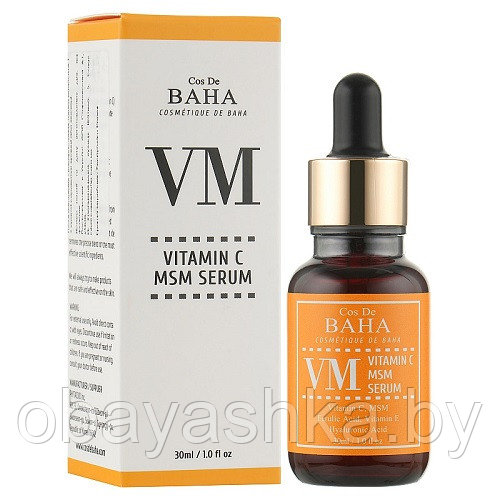 Сыворотка с витамином C и феруловой кислотой Cos de BAHA VM Vitamin C MSM Serum - фото 1 - id-p185994944