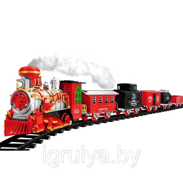 Железная дорога Классический поезд (дым, свет, звук) арт. 813-1 - фото 2 - id-p185997162
