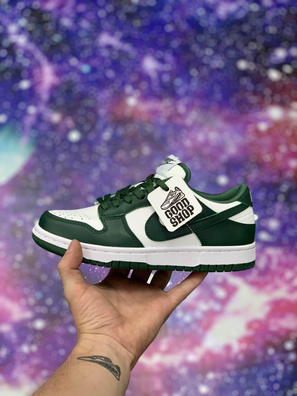 Кроссовки Nike Dunk SB Low White Green