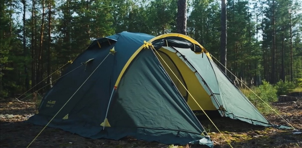 Палатка туристическая 4-х местная Tramp Stalker 4 ALU (V2) (6000 mm) - фото 3 - id-p176187881