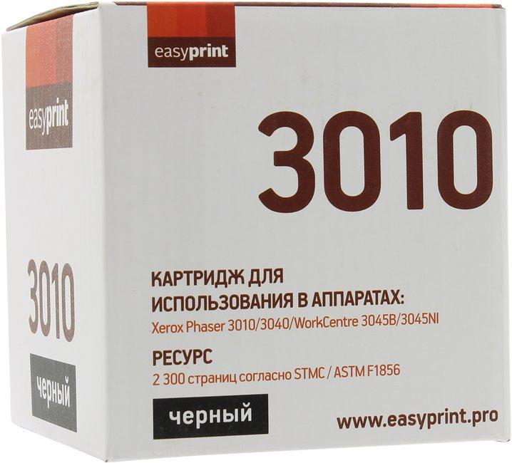 Тонер-картридж EasyPrint LX-3010 Black для Xerox Phaser 3010/3040, WorkCentre 3045