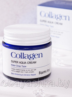Суперувлажняющий крем для лица/Collagen Super Aqua Cream Farm Stay/от сухости и стянутости - фото 1 - id-p186027578