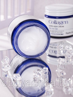 Суперувлажняющий крем для лица/Collagen Super Aqua Cream Farm Stay/от сухости и стянутости - фото 3 - id-p186027578