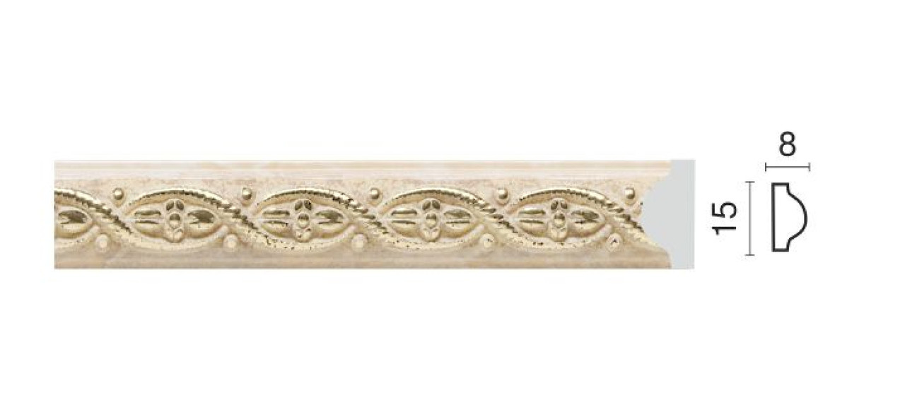 Молдинг 130-10 (15*8*2400)