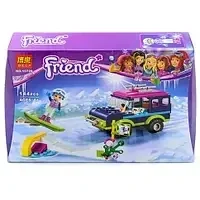 Конструктор Bela Friends "Горнолыжный курорт. Внедорожник" 144 детали, аналог Lego Friends