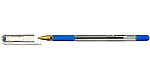 Ручка шариковая Silwerhof Golden корпус прозрачный, стержень синий