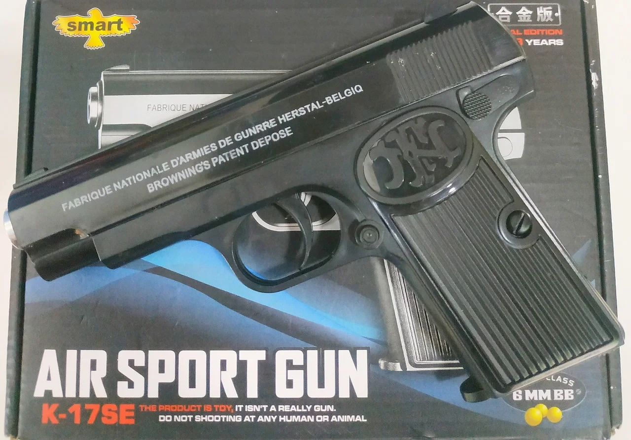 Детский пневматический пистолет FN Brauning M1910 (K17SE) - фото 5 - id-p186038689