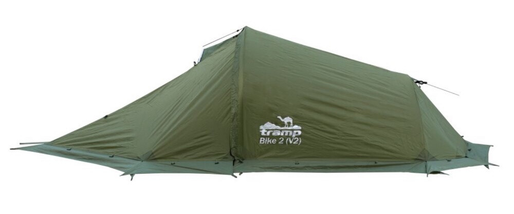 Палатка туристическая 2-х местная Tramp Bike 2 v2 (зеленый) (8000 mm) - фото 3 - id-p186038832