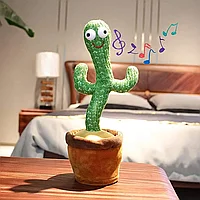 Музыкальный танцующий кактус DANCING CACTUS - Зарубежные ХИТЫ. Зарядка - USB/