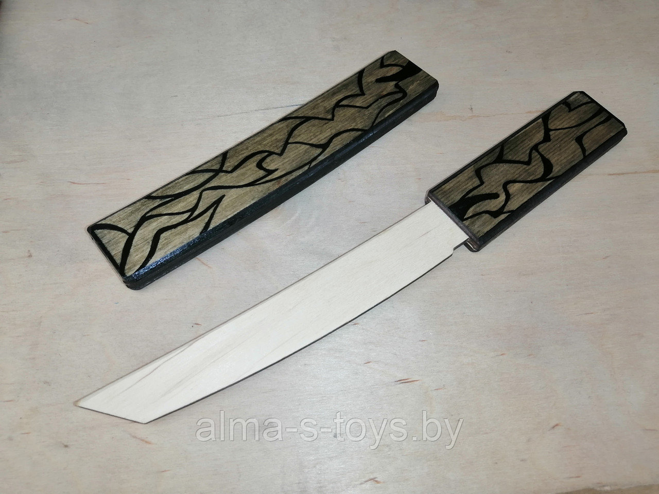 Набор деревянных ножей Gold (м9 и танто) - фото 2 - id-p186045365