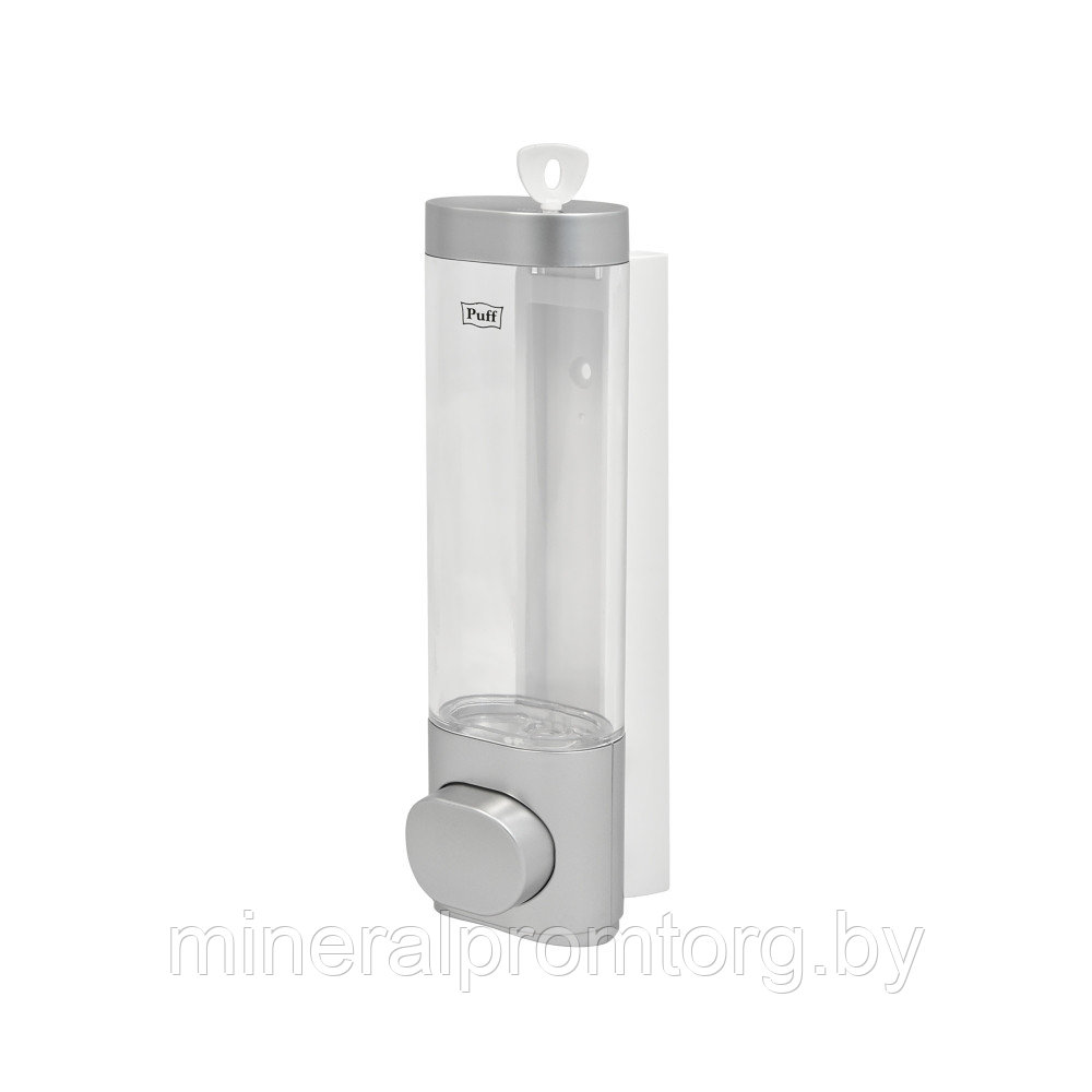 Дозатор (диспенсер) для жидкого мыла Puff-8105S (250мл), серый - фото 1 - id-p186046671