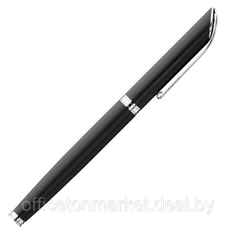 Ручка-роллер "UMA Shadow R", 0.7 мм, черный, серебристый, стерж. синий - фото 1 - id-p174339086