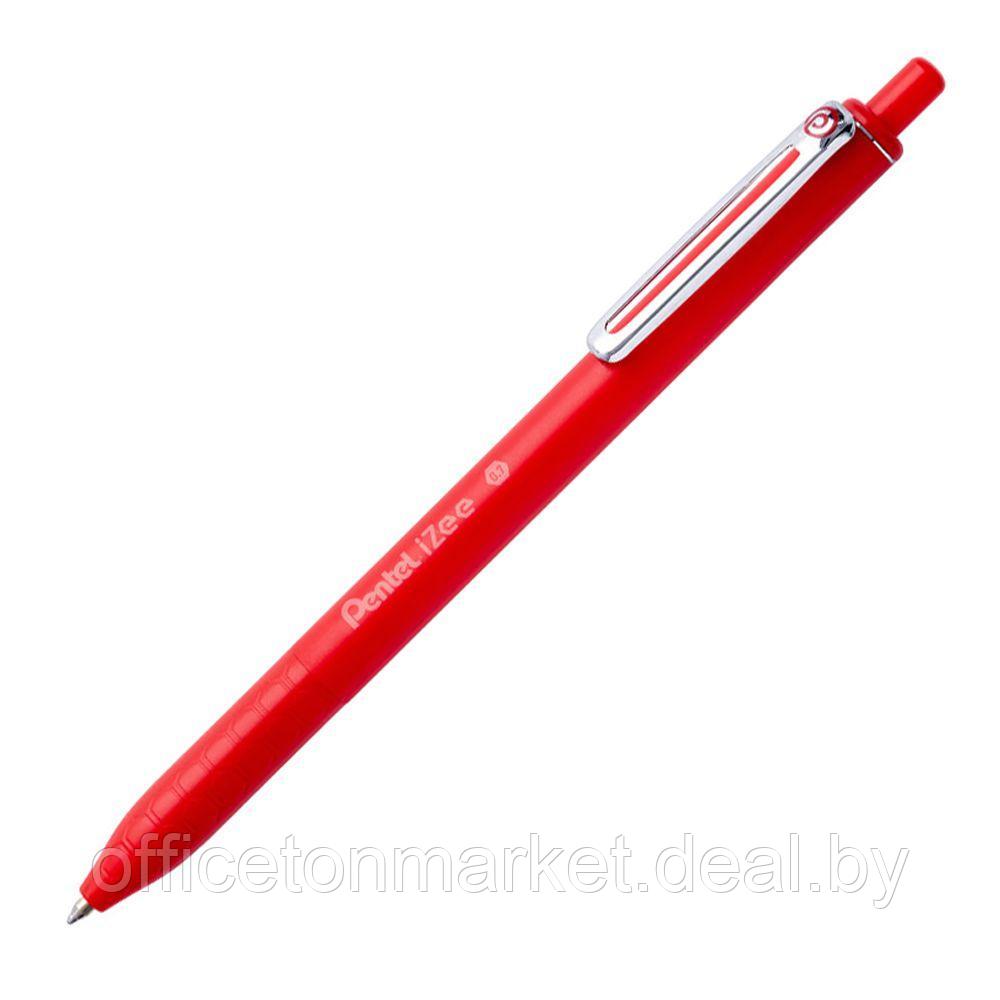Ручка шариковая автоматическая IZee , 0.7 мм, красный, стерж. красный - фото 1 - id-p144311657