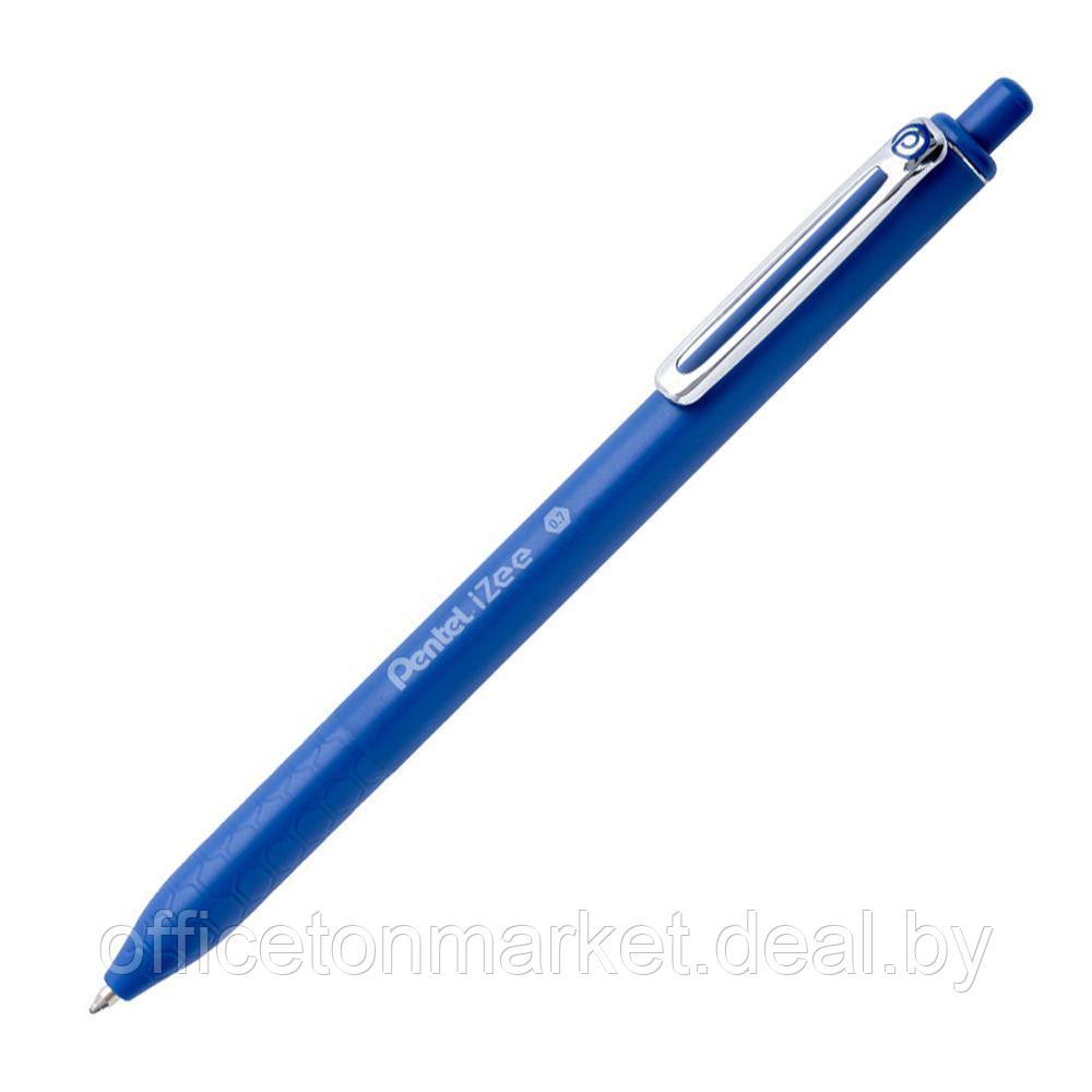 Ручка шариковая автоматическая IZee , 0.7 мм, синий, стерж. синий - фото 1 - id-p137125140