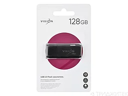 USB Flash накопитель 128GB 2.0 Shark Eyes, черный (Vixion)