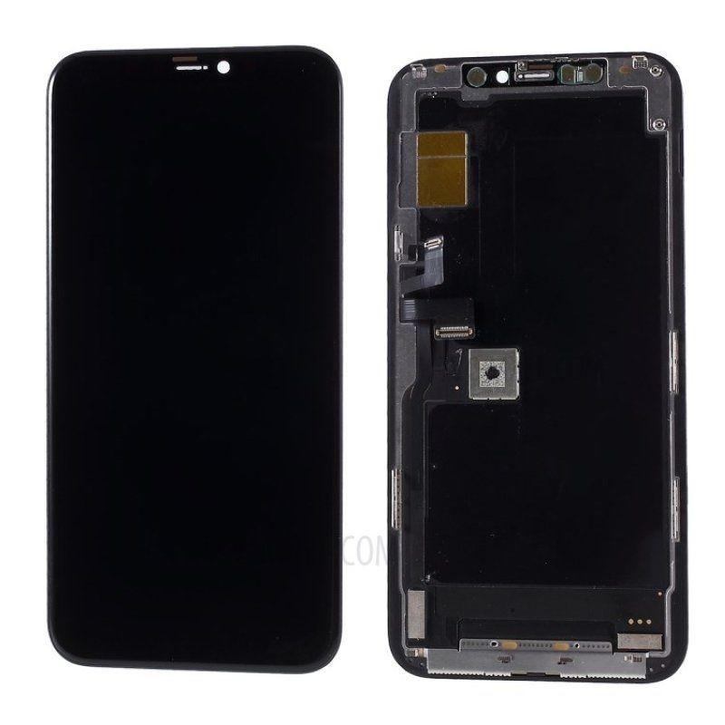 Модуль для Apple iPhone 11 Pro Max + тачскрин, черный с рамкой (оригинал LCD)