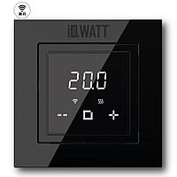 Программируемый терморегулятор IQ THERMOSTAT D black WI-FI, черный