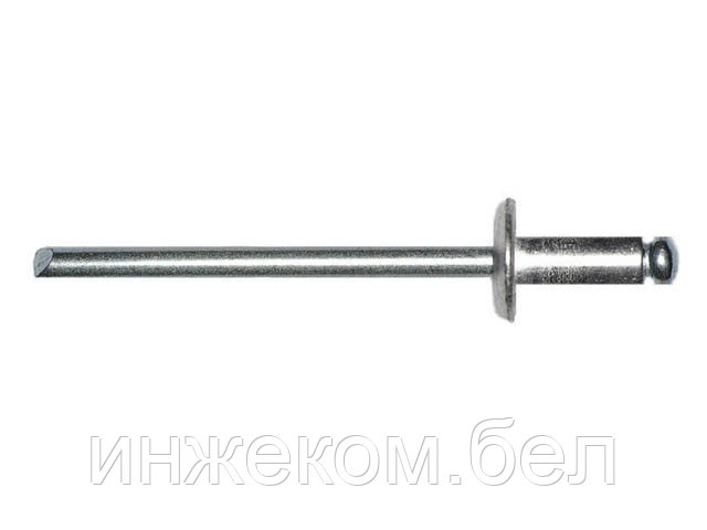 Заклепка вытяжная 3.2х12 мм сталь/сталь, цинк (300 шт в пласт. конт.) STARFIX