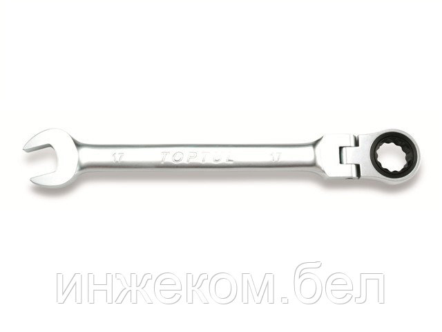Ключ комбинированный 9мм с поворотной трещоткой TOPTUL - фото 1 - id-p186054241
