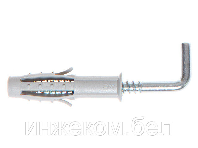 Дюбель с Г-образным крючком 12х60 мм (2 шт в зип-локе) STARFIX - фото 1 - id-p186063147