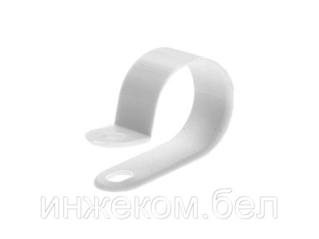 Серьга для кабеля 6 мм белая (100 шт в карт. уп.) STARFIX - фото 1 - id-p186059023