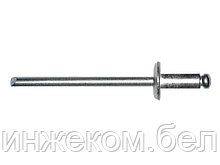 Заклепка вытяжная 6.4х12 мм сталь/сталь, цинк (5 шт в зип-локе) STARFIX