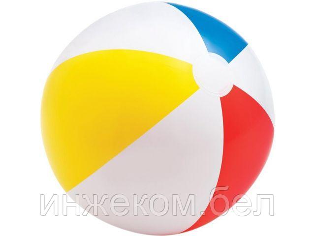 Надувной мяч, 4-х цветный, 51 см, INTEX (от 3 лет) - фото 1 - id-p186071961